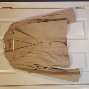 Ruff Hewn L khaki embroidered blazer